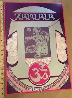 1967 Poster RAMALA Hippie Vintage Original 1st Print Graham Not Grateful Dead