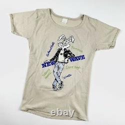 1977 Sire Records New Wave Vintage Shirt 70s Ramones Dead Boys Talking Heads XS