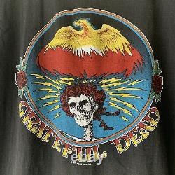 1979 Grateful Dead Happy New Year 1980 Vintage Tour Concert Shirt 70s 1970s