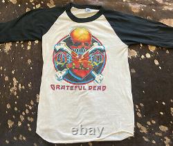 1980 Grateful Dead Shirt M RAGLAN RECKONING RICK GRIFFIN RARE VINTAGE
