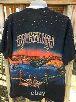 1980 Vintage Grateful Dead t Shirt size L the Brockum group