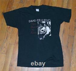1981 DEAD KENNEDYS vtg punk-rock concert t-shirt (M/L) Rare 70's Jello Biafra