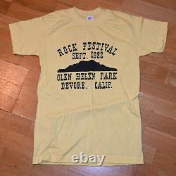 1982 US FESTIVAL vtg concert shirt (S/M) Tom Petty Grateful Dead Fleetwood Mac