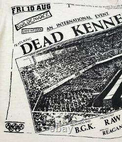 1984 Dead Kennedys International Event Goldenvoice Tee Shirt Punk Reagan Youth