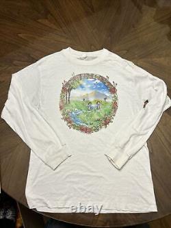 1984 Grateful Dead Spring Tour Long Sleeve Shirt Thin Original See Pix