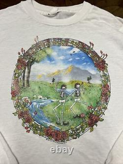 1984 Grateful Dead Spring Tour Long Sleeve Shirt Thin Original See Pix