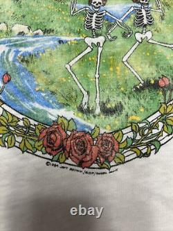 1984 Grateful Dead Spring Tour Long Sleeve Shirt Thin Original See Pix