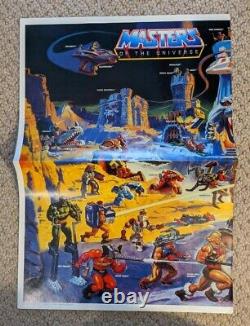 1986 Dead Stock Original Masters Of The Universe Poster Vintage Eternia He-Man