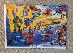 1986 Dead Stock Original Masters Of The Universe Poster Vintage Eternia He-Man