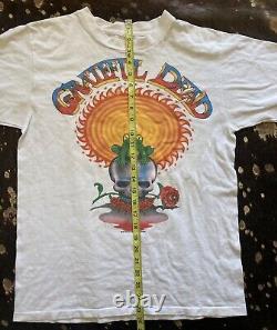 1987 Grateful Dead Shirt M/L SANTANA GDM SKULL ROSES RARE HTF VINTAGE