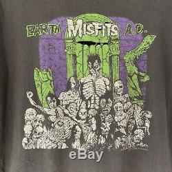 1990 Misfits Vintage Tour Band Punk Rock Shirt 90s 1990s Dead Kennedys Danzig