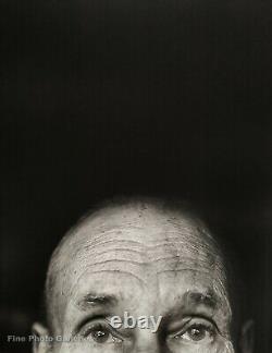 1990 Vintage WILLIAM BURROUGHS Author By HERB RITTS Beat Writer Photo Art 16x20