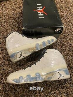 1993 Vintage Original Nike Air Jordan IX Shoes UNC OG 9.5 Dead Stock 1994