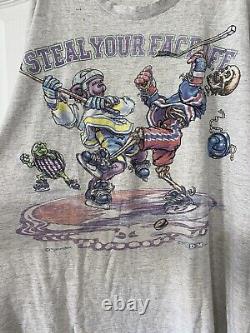 1994 Grateful Dead Steal Your Face Off Hockey Band Tshirt By Lee Vintage