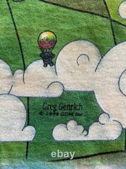 90s Grateful Dead Greg Genrich Vintage Rock T Shirt USA Original Parachuting