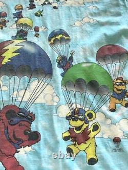 90s Grateful Dead Greg Genrich Vintage Rock T Shirt USA Original Parachuting