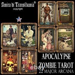 Apocalypse tarot card cards deck major arcana horror zombie oracle rare vintage