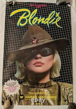 BLONDIE Eat To The Beat Record Store only Promo Poster Vintage Original