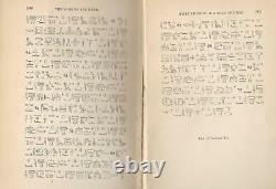 BOOK OF THE DEAD 1910 text all HIEROGLYPHICS vtg Wallis Budge Egypt Occult Magic