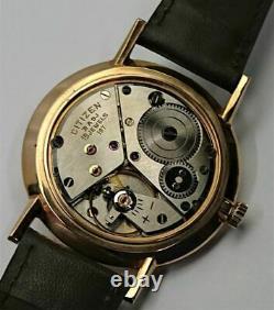 CITIZEN Deluxe Full Original Dead Stock Manual Vintage Watch 1961's Overhauled