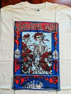 Camiseta Grateful Dead Skull & Roses Kelley Mouse original vintage t shirt