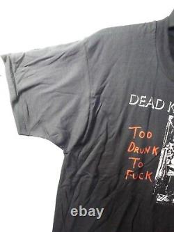 DEAD KENNEDYS 80s VINTAGE T Shirt Too Drunk to F@%k PUNK ROCK GENUINE ORIGINAL