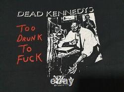 DEAD KENNEDYS vintage concert tour rare original punk T shirt 80s Jello Biafra