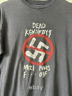 Dead Kennedy's Nzi Punks Vintage Shirt 80s Band Tee Rare Punk Grunge