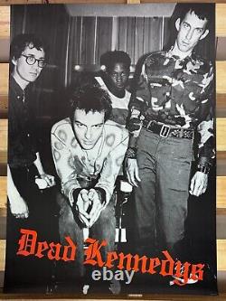 Dead Kennedys Poster group photo vintage UK (deadstock) 24 x 34