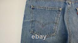 Dead Old Stock Vintage Levis 646 Orange Tab Bell Bottom Jeans Blue Denim 36 x 32