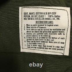 Dead Stock Never Used Vintage U. S Army Vietnam Tropical Jacket 1968 M/s