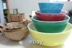 Dead Stock Old Pyrex Primary Multicolor Mixing Bowl
