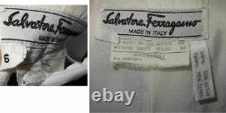 Dead Stock Salvatore Ferragamo Jacket Blazer Vintage Fitted Tunic Coat Nos 6