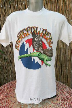 Deadstock Vintage 90's 1995 GRATEFUL DEAD Tour T Shirt L Fruit Of The Loom Tag