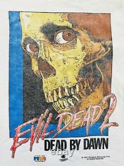 EVIL DEAD 2. Original 1987 Shirt Vintage Metal Horror Movie Hellraiser Chainsaw