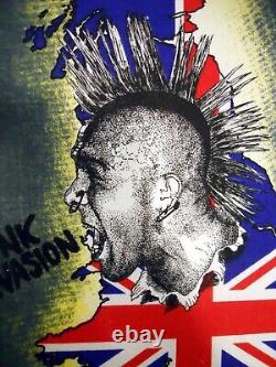 Exploited Back Patch Punk Invasion England On Stage Punks not Dead Vintage NEW