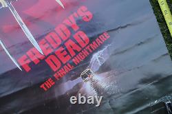 Freddy's Dead Nightmare On Elm Street Horror Movie Scary Original Vintage POSTER