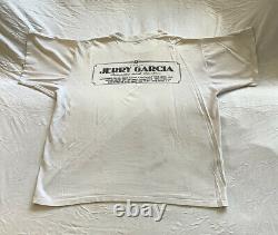 GRATEFUL DEAD JERRY GARCIA ON BROADWAY Original Vintage Concert Shirt 2 Sided