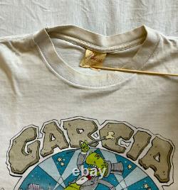 GRATEFUL DEAD JERRY GARCIA ON BROADWAY Original Vintage Concert Shirt 2 Sided