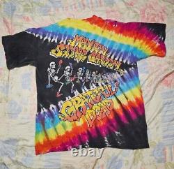 GRATEFUL DEAD SEPTEMBER 1991 MSG NEW YORK CITY Vintage Liquid Blue t-shirt (L)