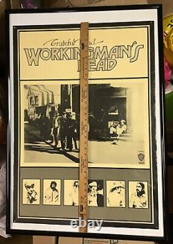 GRATEFUL DEAD VINTAGE PROMO POSTER Workingmans Dead LP WB#1869 MEMORYLEN
