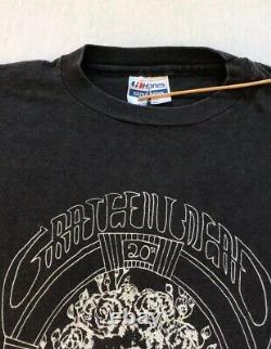 GRATEFUL DEAD VINTAGE SHIRT 1985 LP Concert 20th Anniversary Tour Lot 1980's