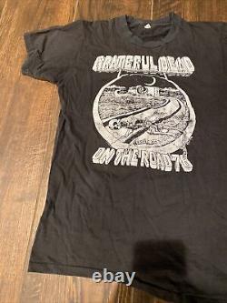 GRATEFUL DEAD VINTAGE TEE ON THE ROAD 1978 concert tee shirt