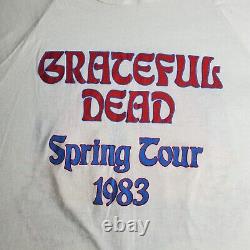 Grateful Dead 1983 San Francisco Alton Kelley Sunset Concert T-shirt-large