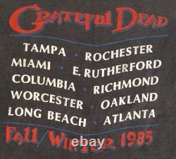 Grateful Dead 1985 Fall Tour Concert T-shirt Medium Single Stitch