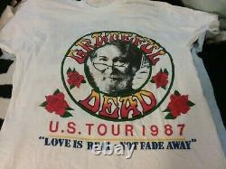 Grateful Dead 1987 Mountain Aire 1 Stich Shirt M Ds Unworn Rare Spots Htf Vtg