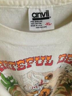 Grateful Dead 1991 GDM Summer Tour DENVER Broncos Not Fade Away Vintage Shirt
