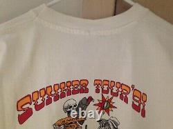 Grateful Dead 1991 GDM Summer Tour DENVER Broncos Not Fade Away Vintage Shirt