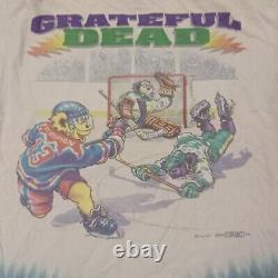 Grateful Dead 1994 Vintage Steal Your Face Off T Shirt Size XL Liquid Blue