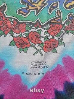 Grateful Dead And Company Shirt Vintage Original 1993 Tour Jerry Garcia Bob Weir